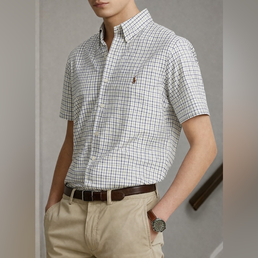 Polo Ralph Lauren Short-Sleeve Check Button-Down Shirt